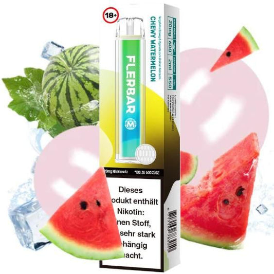 Flerbar 600 Einweg E-Zigarette - Chewy Watermelon
