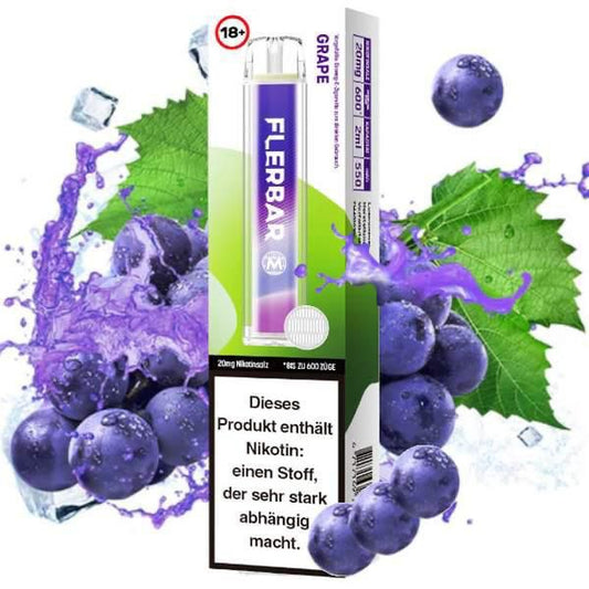 Flerbar 600 Einweg E-Zigarette - Grape