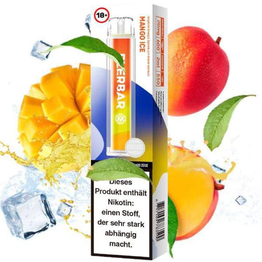 Flerbar 600 Einweg E-Zigarette - Mango Ice