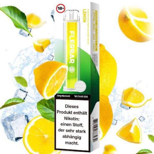 Flerbar 600 Einweg E-Zigarette - Lemon