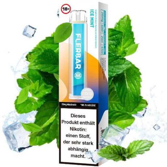 Flerbar 600 Einweg E-Zigarette - Ice Mint