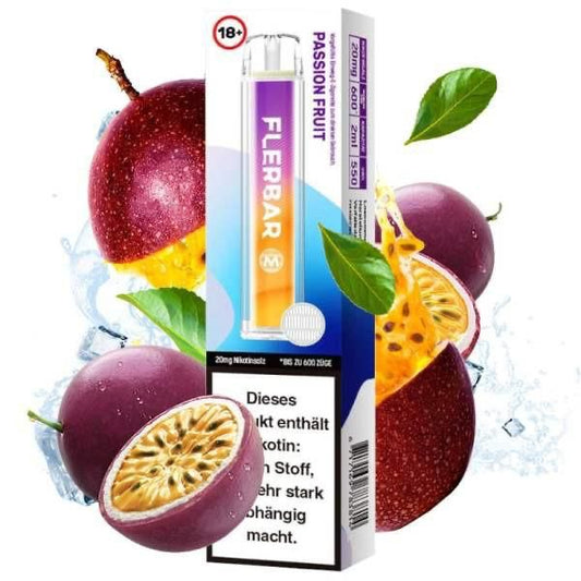 Flerbar 600 Einweg E-Zigaretten - Passion Fruit