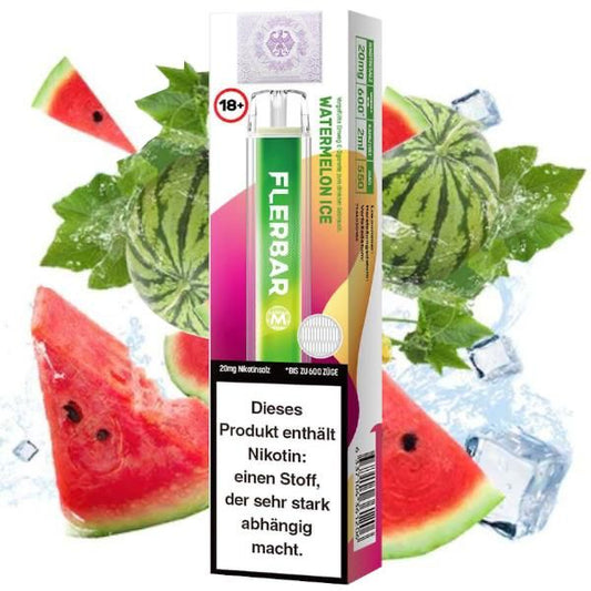 Flerbar 600 Einweg E-Zigarette - Watermelon Ice