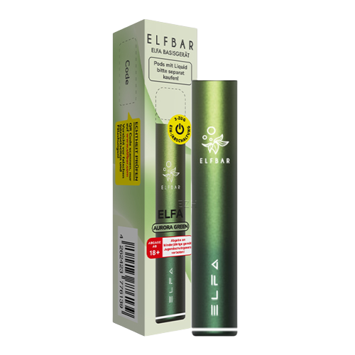 Elfbar ELFA - Basisgerät Aurora Green - Mehrweg E-Zigarette