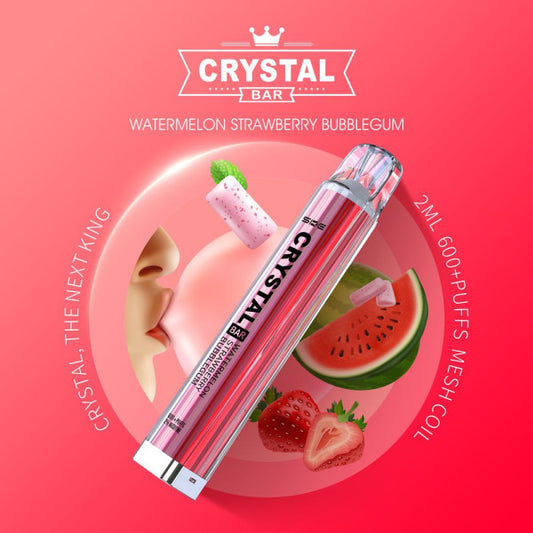 SKE Crystal 600 - Watermelon Strawberry Bubblegum