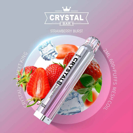 SKE Crystal Bar 600 - Strawberry Burst
