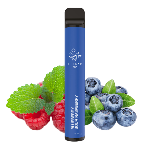 Elf bar 600 - Blueberry Sour Raspberry mit Nikotin