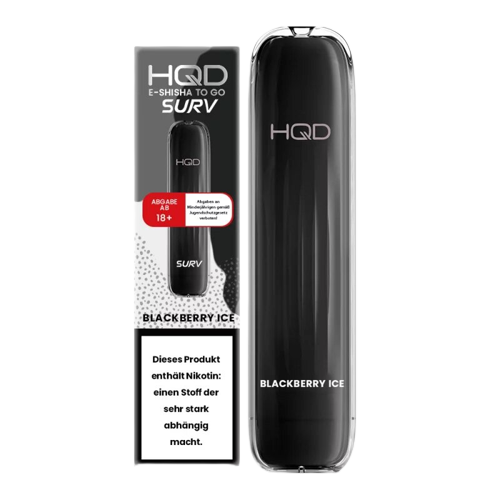 HQD Surv 600 - Blackberry Ice mit Nikotin